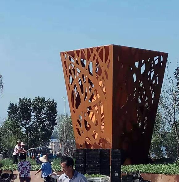 宜昌耐候钢板雕塑